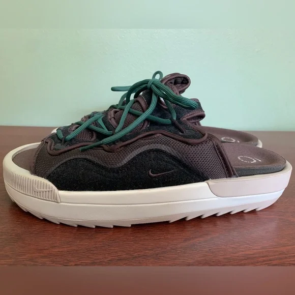 Nike | Men’s Offline 2.0 Velvet Brown Noble Green Walking Sandals - 10 - Picture 3 of 10